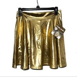 🌸3/$20🌸 Gold Women’s Circle Skirt / Mini Skirt